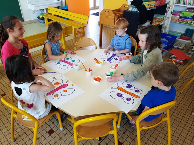 PS B : Ateliers avec les CM1