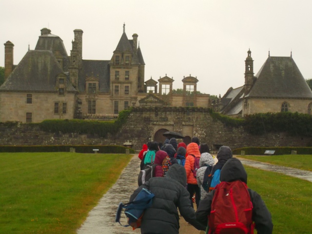 CM1 A & B :  Visite au Château de Kerjean